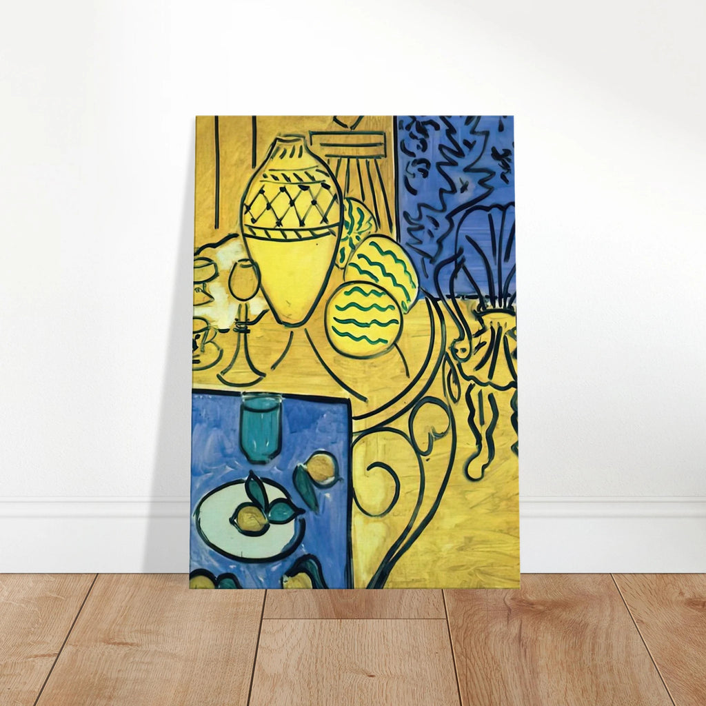 INTERIOR IN YELLOW 1946 Canvas | Henri Matisse Canvas | Henri Matisse Print
