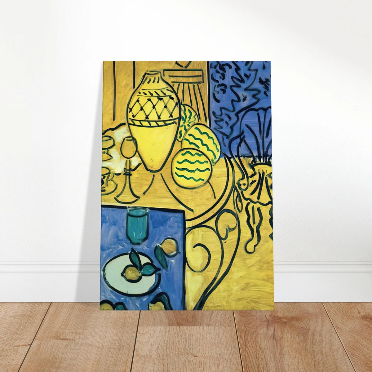 INTERIOR IN YELLOW 1946 Canvas | Henri Matisse Canvas | Henri Matisse Print