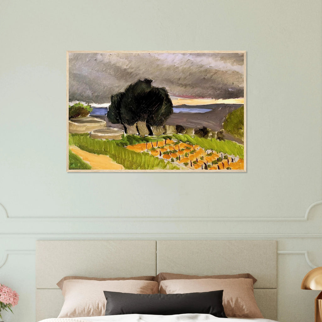 LANDSCAPE OF THE MIDI BEFORE THE STORM 1921 Framed Poster | Henri Matisse Framed Prints Wall Art | Henri Matisse Print
