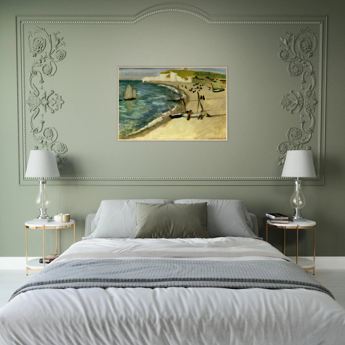 AHT AMONT CLIFFS AT ETRETAT 1920 Framed Poster | Henri Matisse Framed Prints Wall Art | Henri Matisse Print