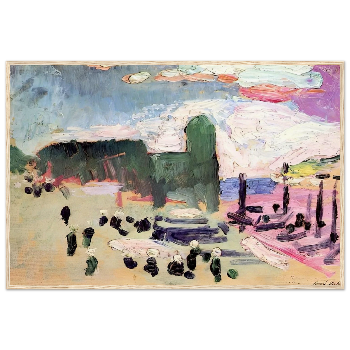 COLLIOURE 1905 Framed Poster | Henri Matisse Framed Prints Wall Art | Henri Matisse Print