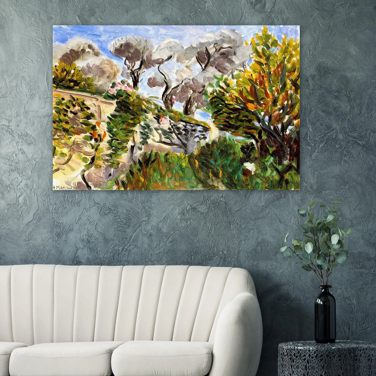 OLIVE TREES RENOIR S GARDEN IN CAGNES 1917 Poster | Henri Matisse Poster | Henri Matisse Print