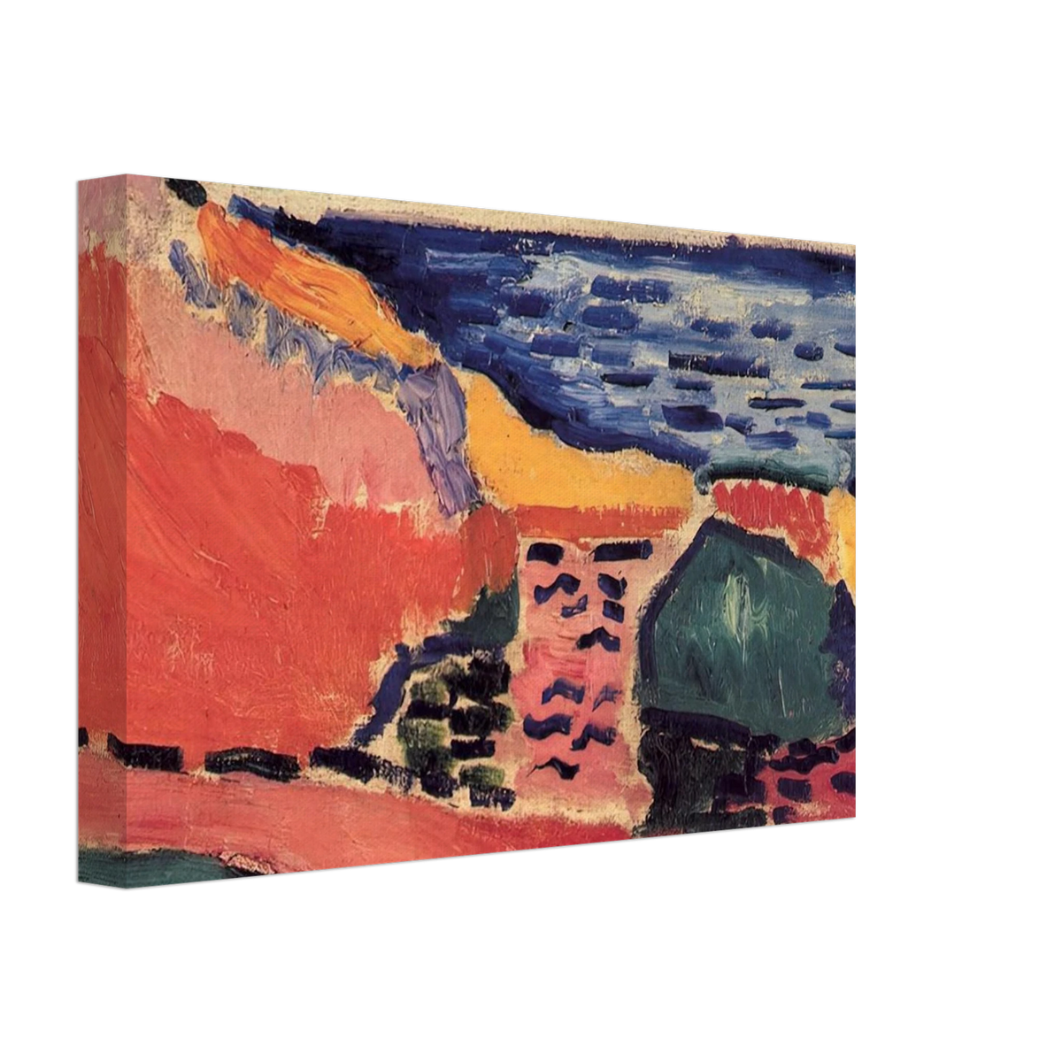 LA MOULADE COLLIOURE IN THE SUMMER 1905 Canvas | Henri Matisse Canvas | Henri Matisse Print