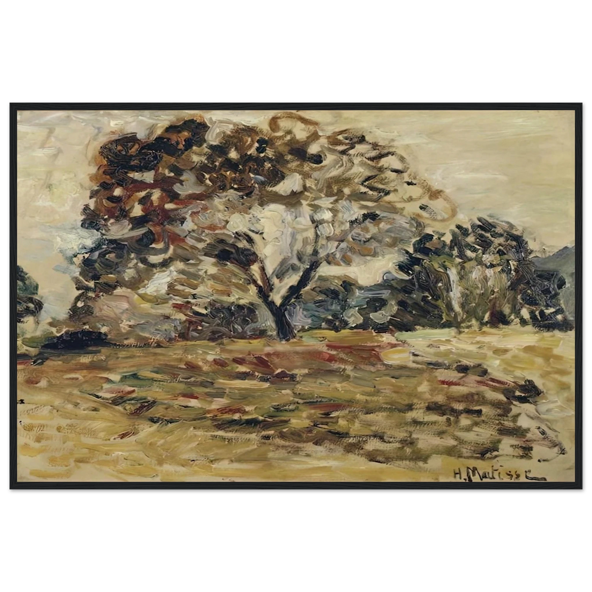 LANDSCAPE OF CORSICA 1 Framed Poster | Henri Matisse Framed Prints Wall Art | Henri Matisse Print