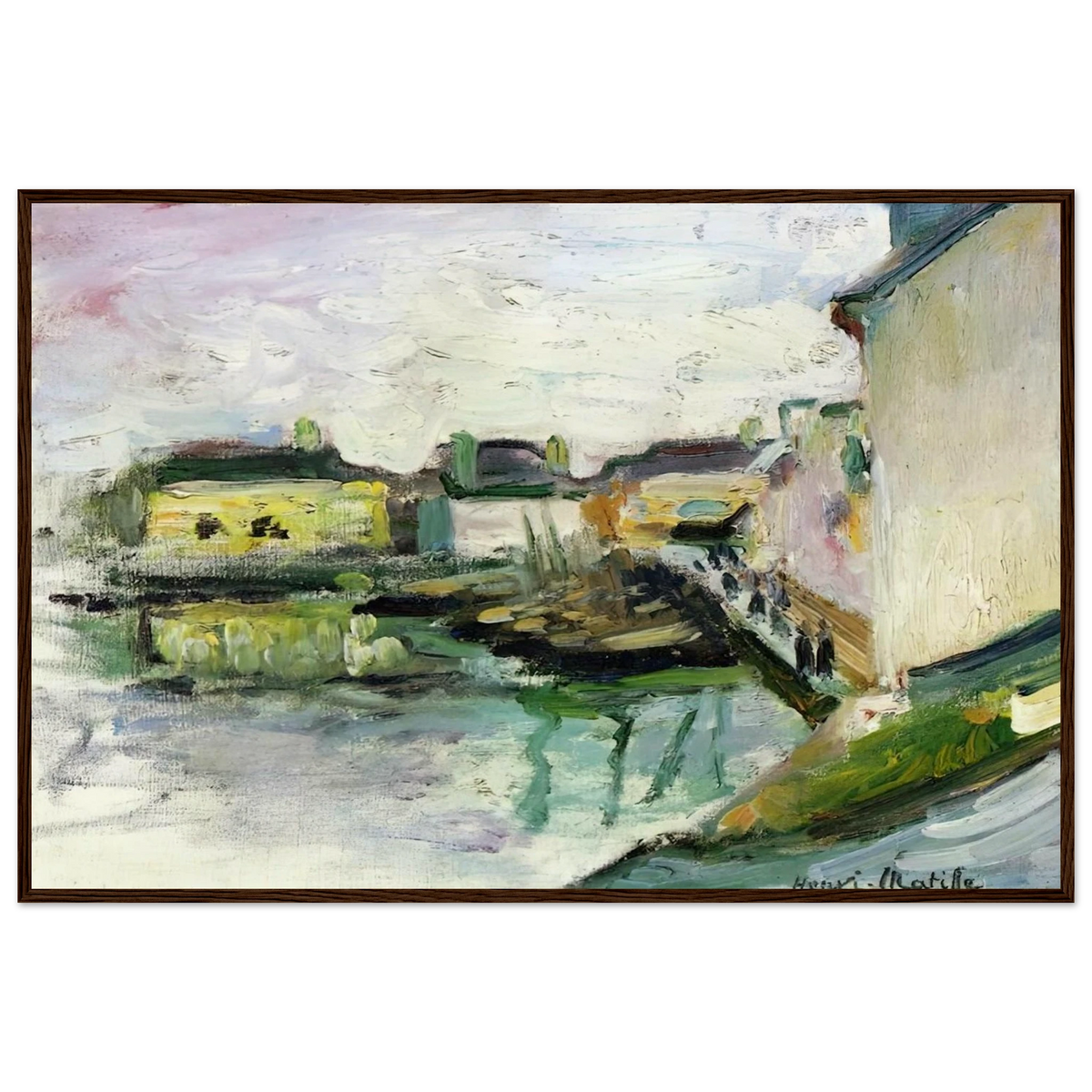 THE PORT OF PALAIS BELLE ILE 1896 Framed Poster | Henri Matisse Framed Prints Wall Art | Henri Matisse Print