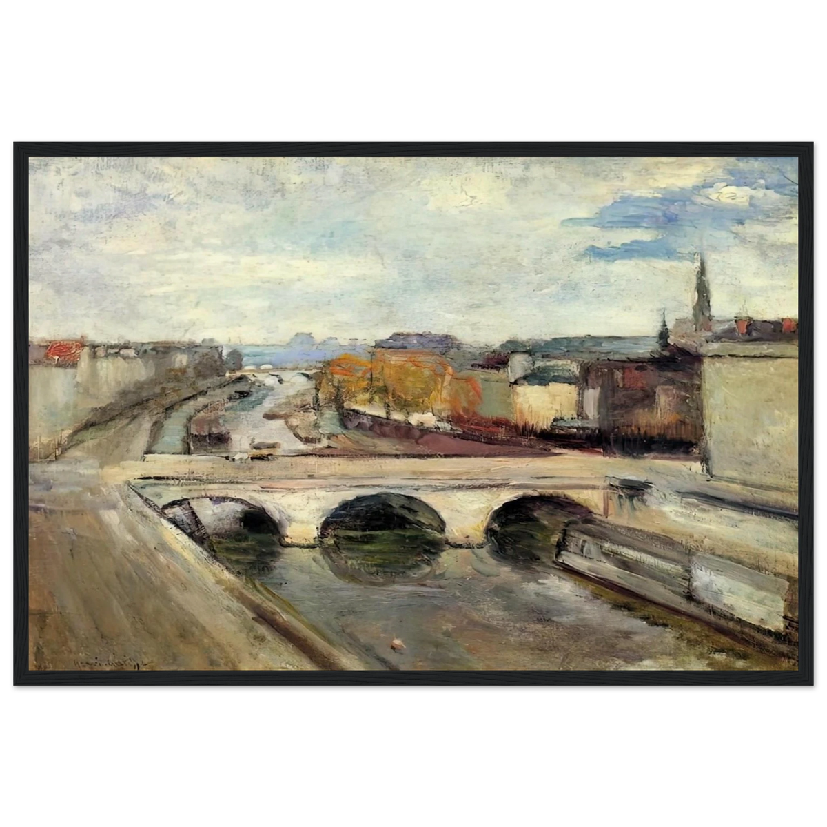 THE POT SAINT MICHEL IN PARIS 1900 Framed Poster | Henri Matisse Framed Prints Wall Art | Henri Matisse Print