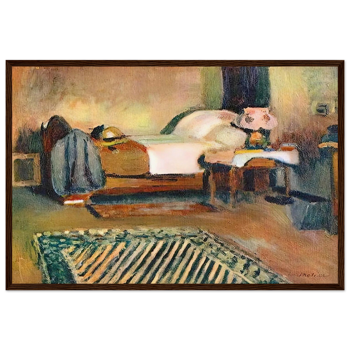 MY ROOM IN AJACCIO 1889 Framed Poster | Henri Matisse Framed Prints Wall Art | Henri Matisse Print