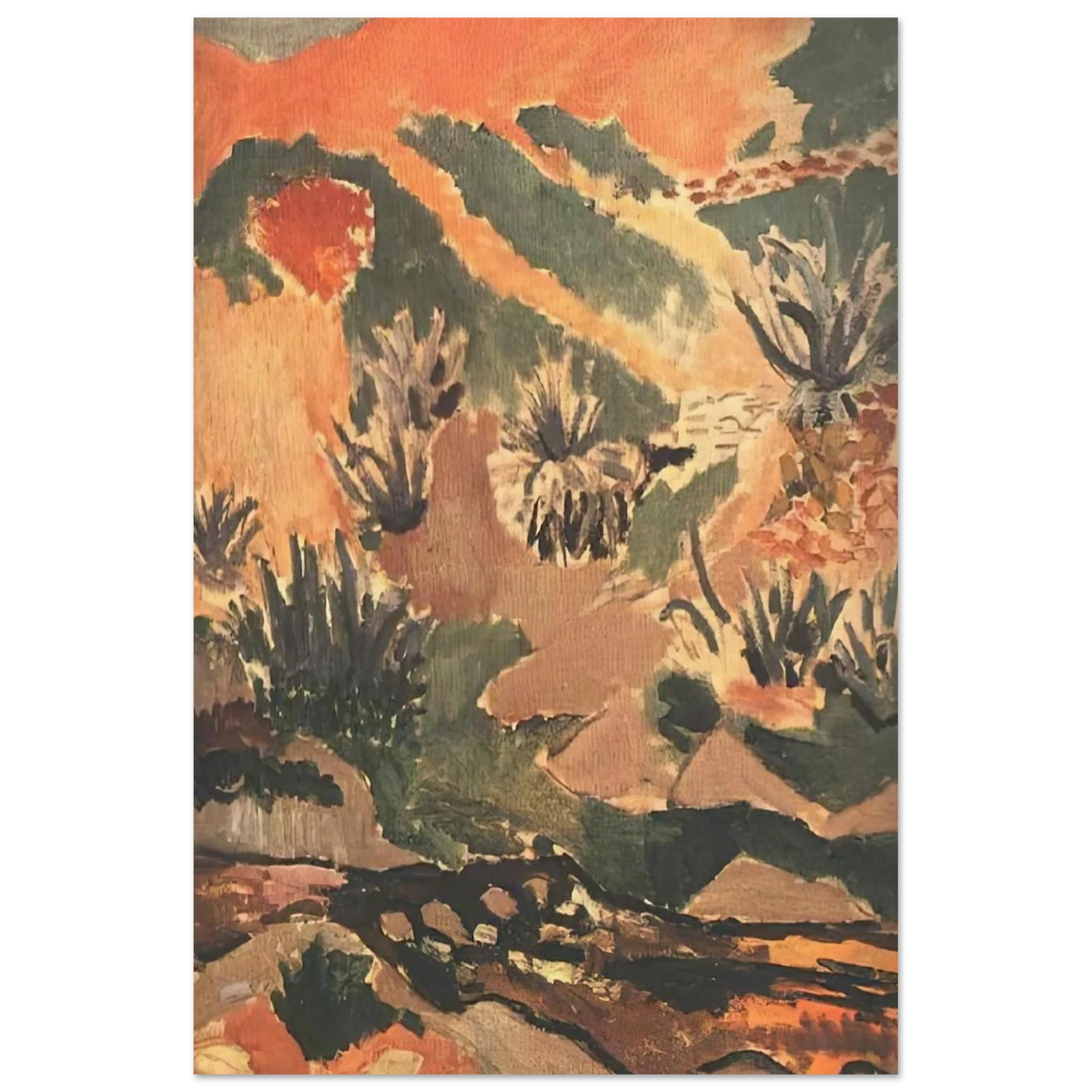 LANDSCAPE WITH BROOK BROOK WITH ALOES 1907 Poster | Henri Matisse Poster | Henri Matisse Print