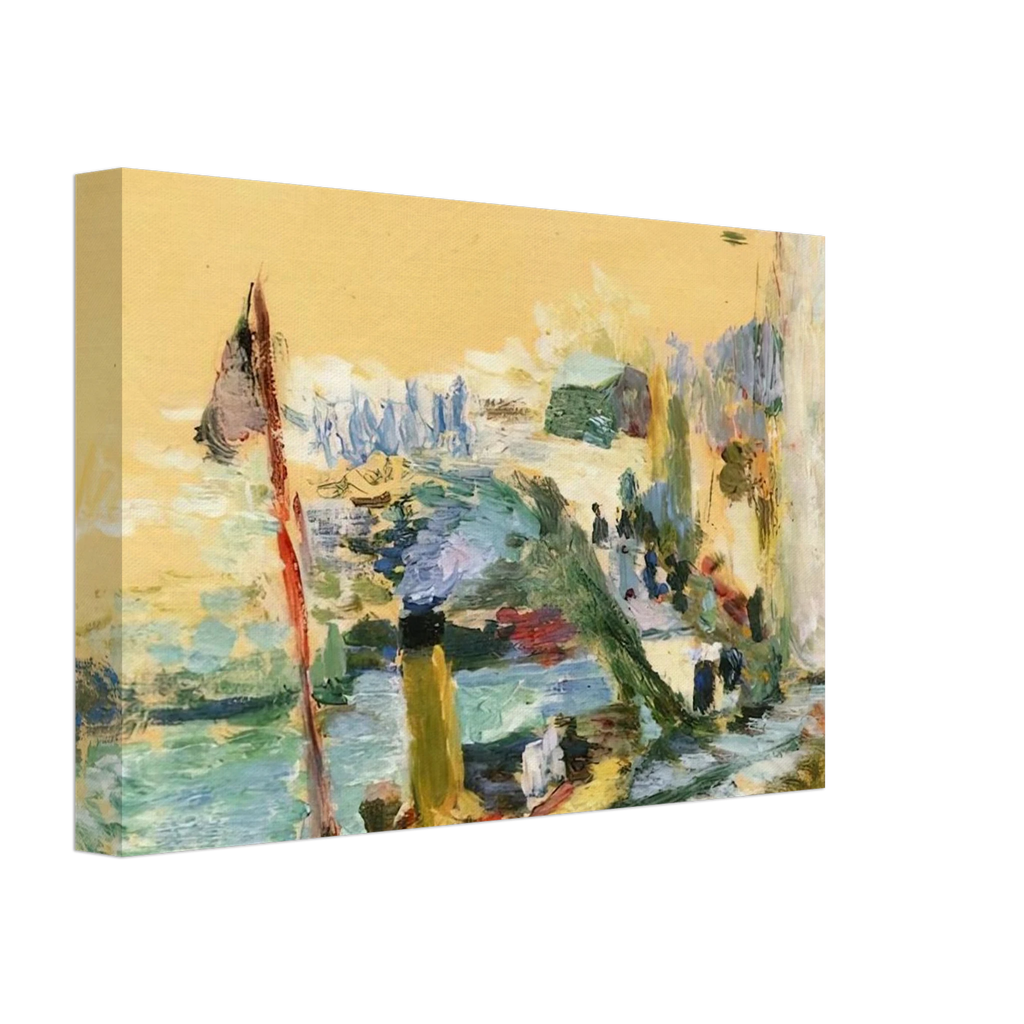 THE PORT OF BELLE ISLE SUR MER 1897 Canvas | Henri Matisse Canvas | Henri Matisse Print