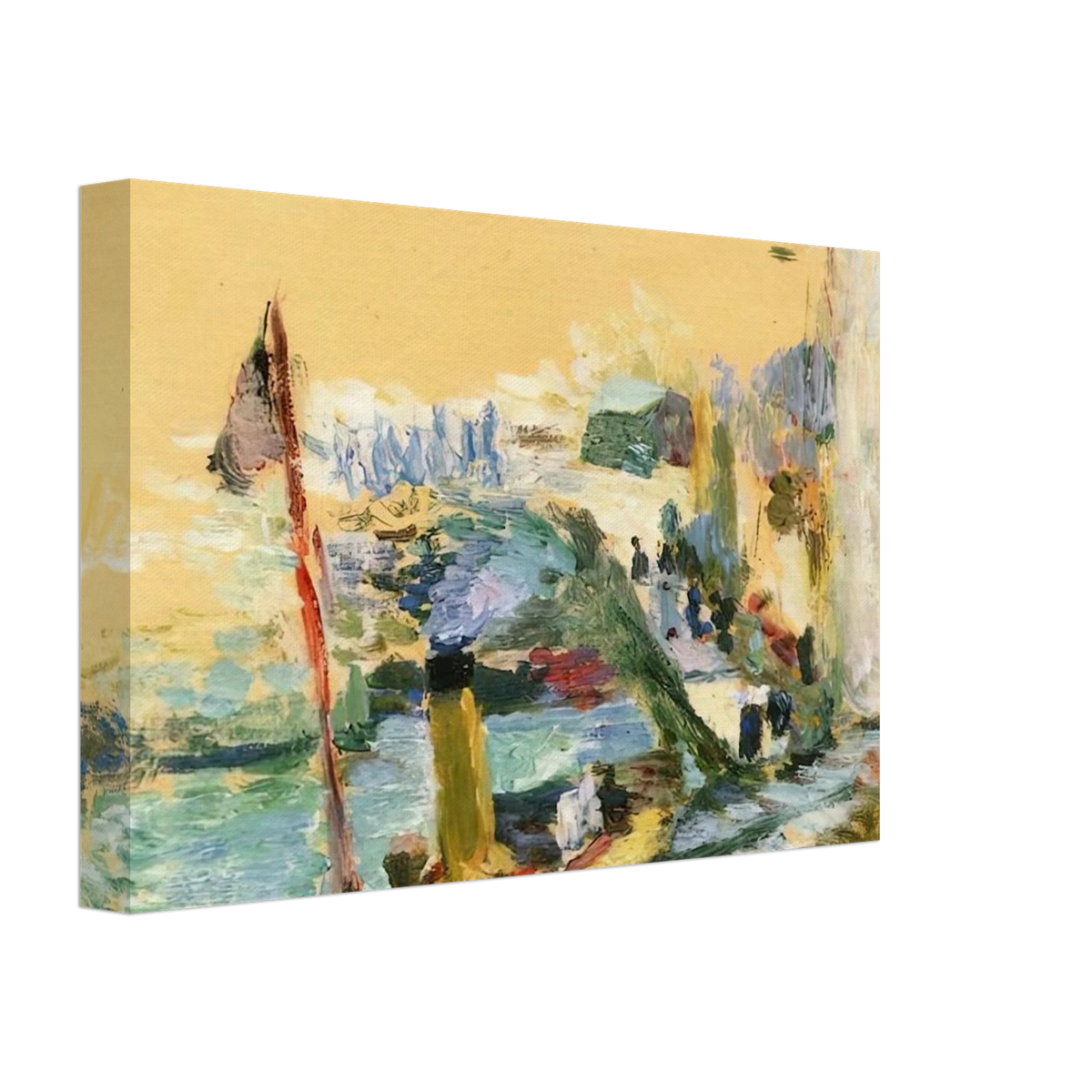 THE PORT OF BELLE ISLE SUR MER 1897 Canvas | Henri Matisse Canvas | Henri Matisse Print