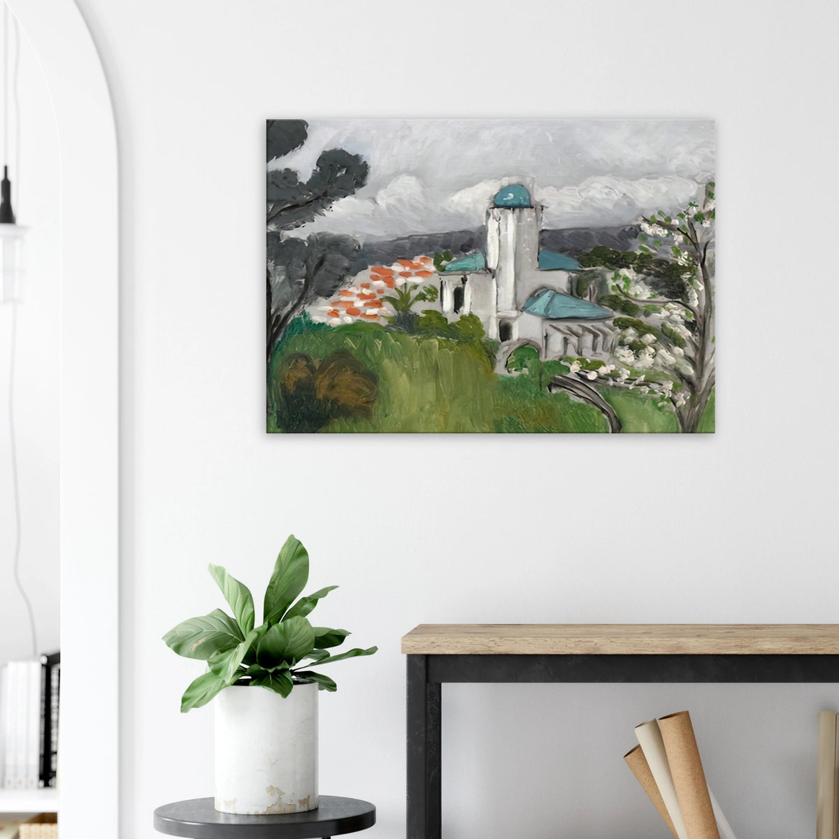 LA VILLA BLEUE 1918 Canvas | Henri Matisse Canvas | Henri Matisse Print