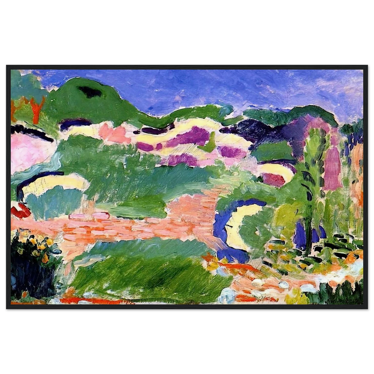 LES GENETS 1905 Framed Poster | Henri Matisse Framed Prints Wall Art | Henri Matisse Print