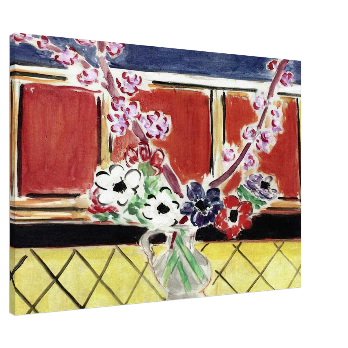 ANEMONES AND PEACH BLOSSOMS 1944 Canvas | Henri Matisse Canvas | Henri Matisse Print