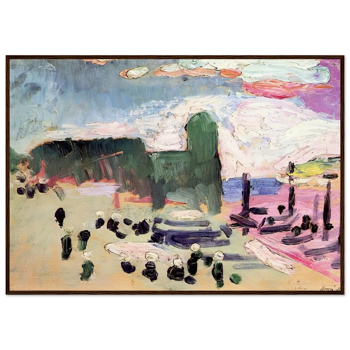 COLLIOURE 1905 Framed Poster | Henri Matisse Framed Prints Wall Art | Henri Matisse Print