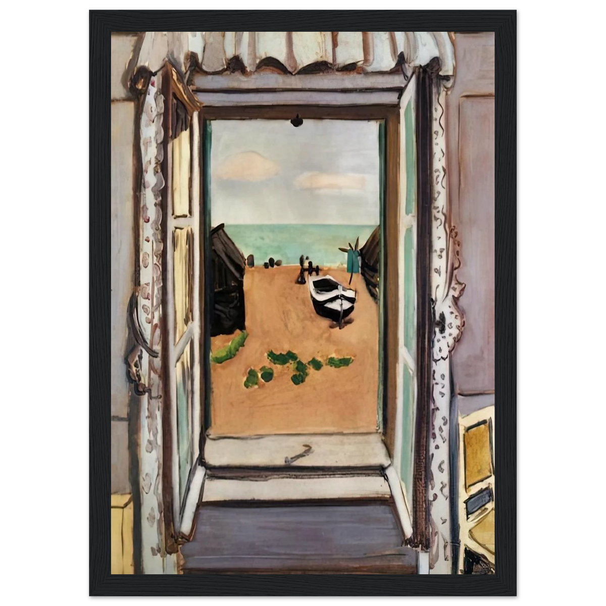 OPEN WINDOW ETRETAT 1920 Framed Poster | Henri Matisse Framed Prints Wall Art | Henri Matisse Print