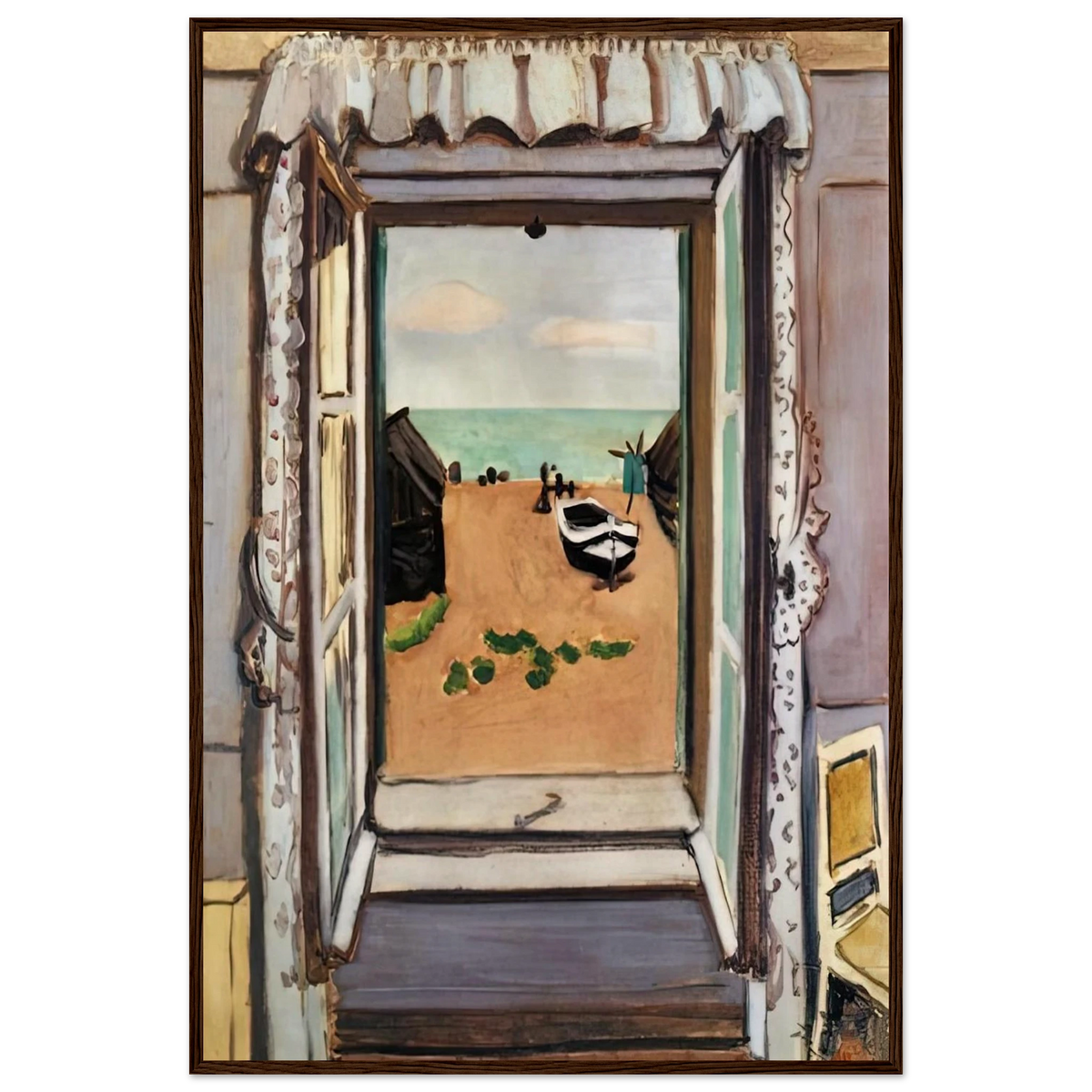 OPEN WINDOW ETRETAT 1920 Framed Poster | Henri Matisse Framed Prints Wall Art | Henri Matisse Print