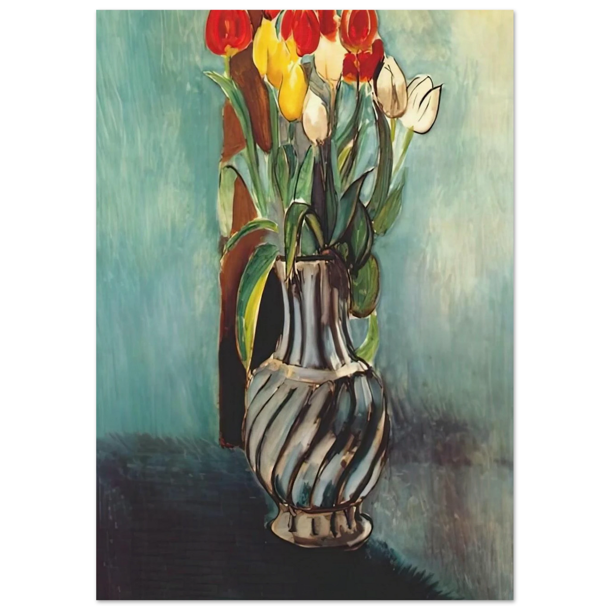 ME MYSELF STENDHAL VASE OF TULIPS 1914 Poster | Henri Matisse Poster | Henri Matisse Print