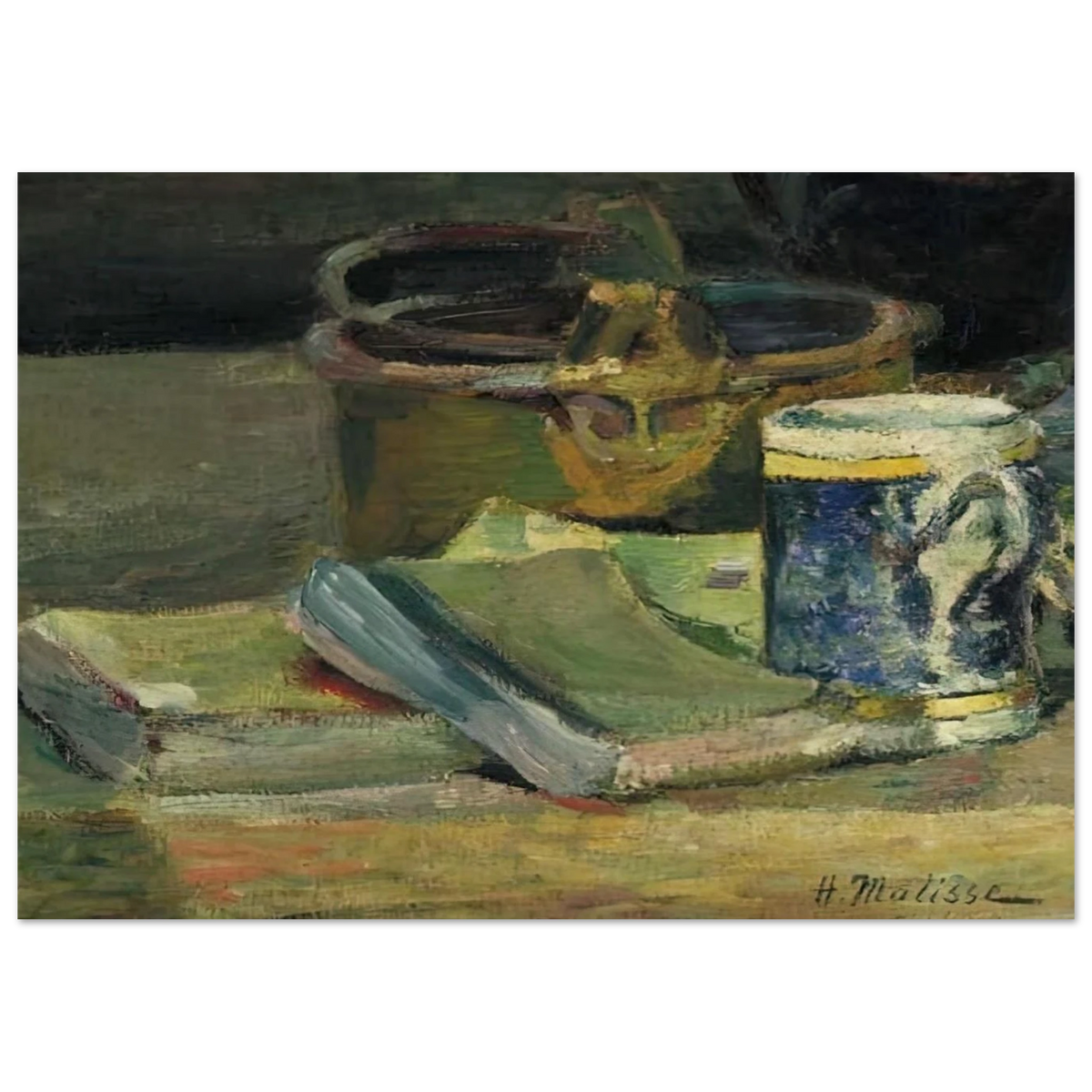 STILL LIFE WITH BOOKS 1895 Poster | Henri Matisse Poster | Henri Matisse Print