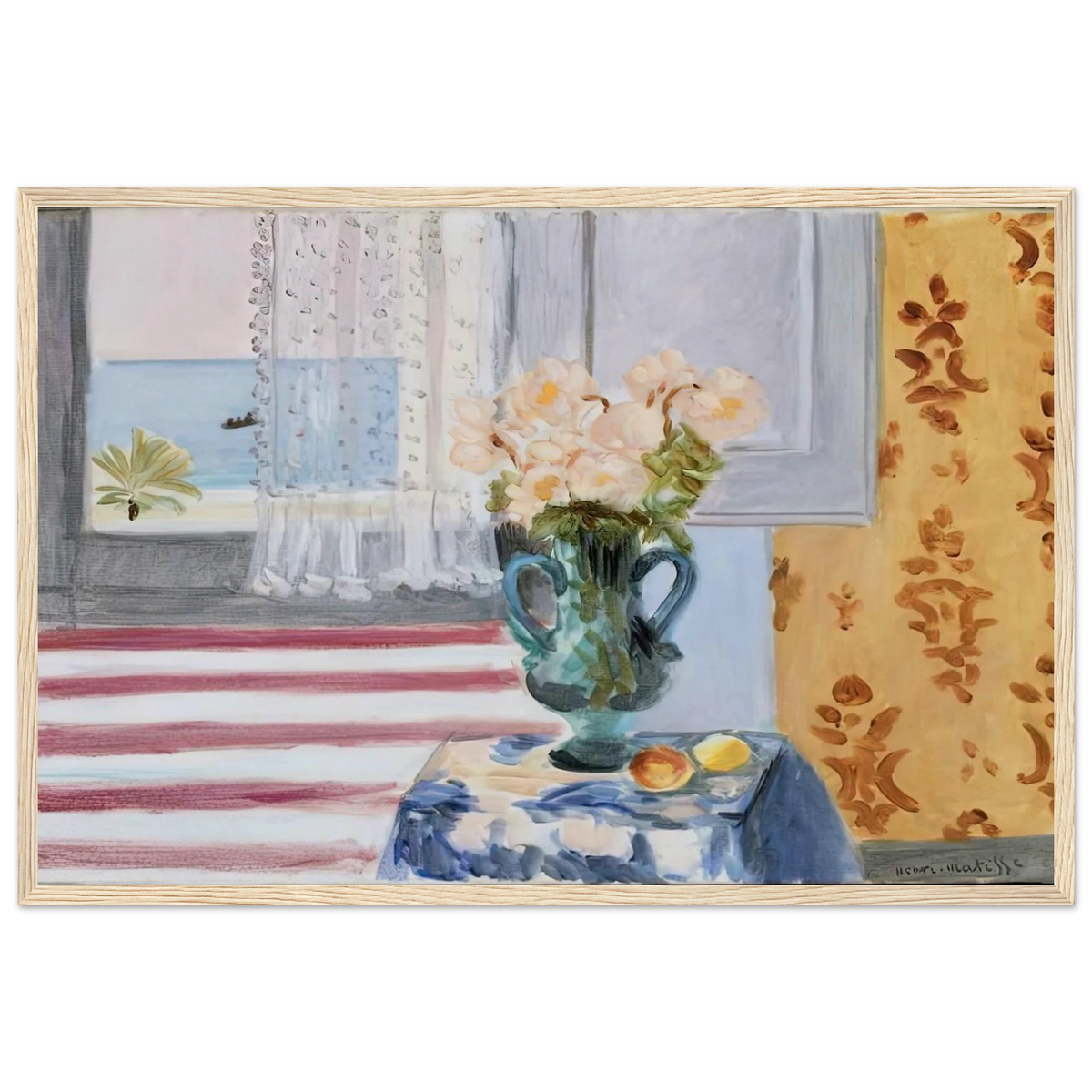 VASE OF FLOWERS 1924 Framed Poster | Henri Matisse Framed Prints Wall Art | Henri Matisse Print
