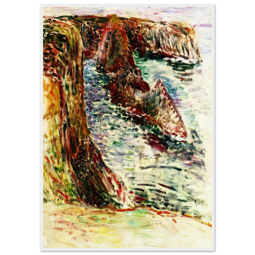 BELLE ILE EN MER 1897 Framed Poster | Henri Matisse Framed Prints Wall Art | Henri Matisse Print