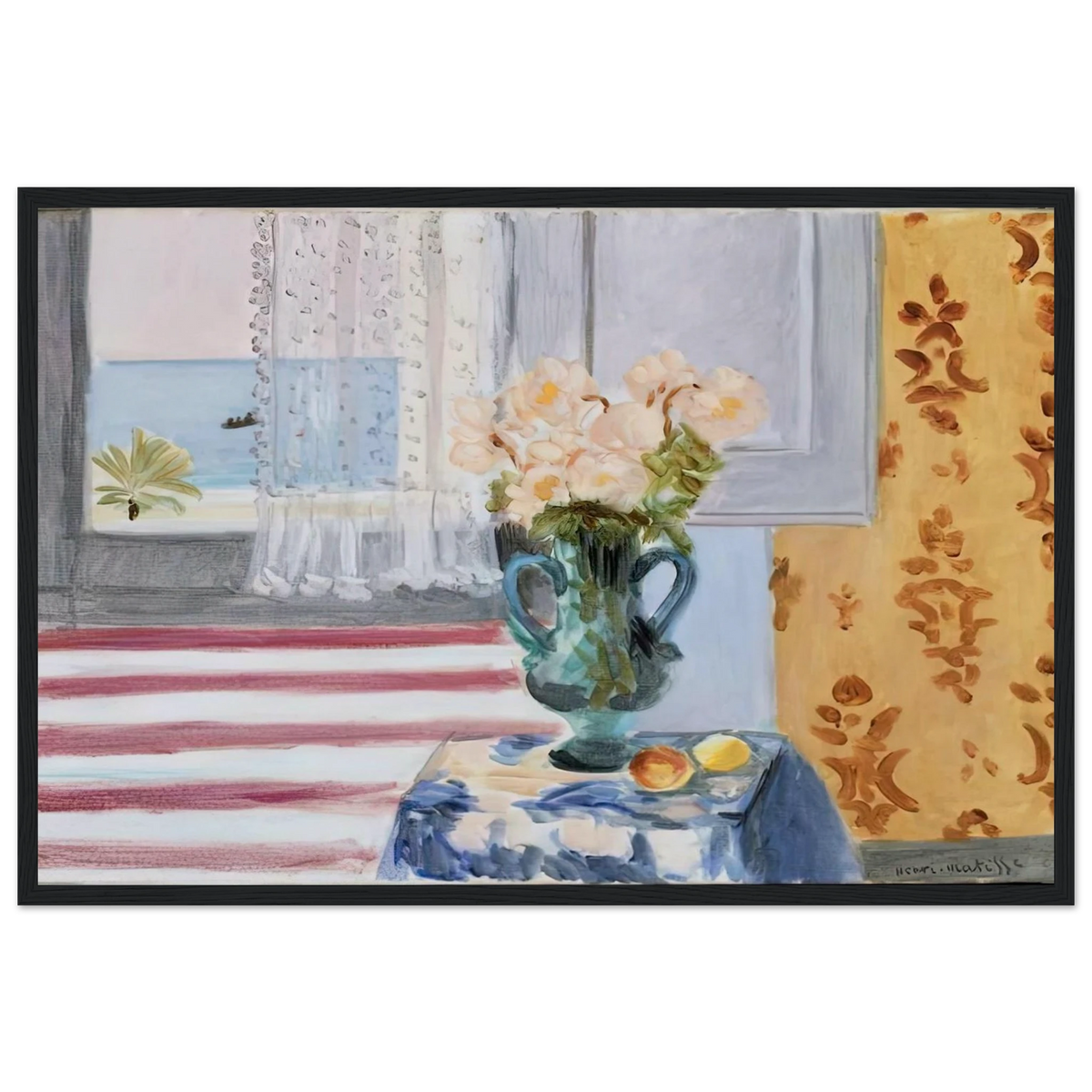 VASE OF FLOWERS 1924 Framed Poster | Henri Matisse Framed Prints Wall Art | Henri Matisse Print