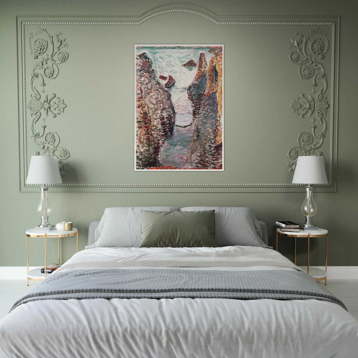 CIFFS BELLE ILE 1897 Framed Poster | Henri Matisse Framed Prints Wall Art | Henri Matisse Print