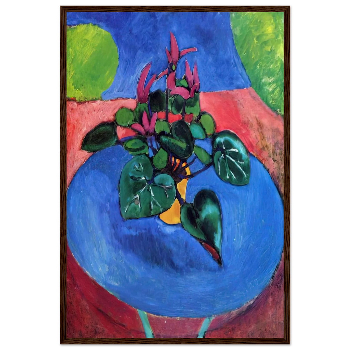 CYCLAMEN POURPRE 1912 Framed Poster | Henri Matisse Framed Prints Wall Art | Henri Matisse Print
