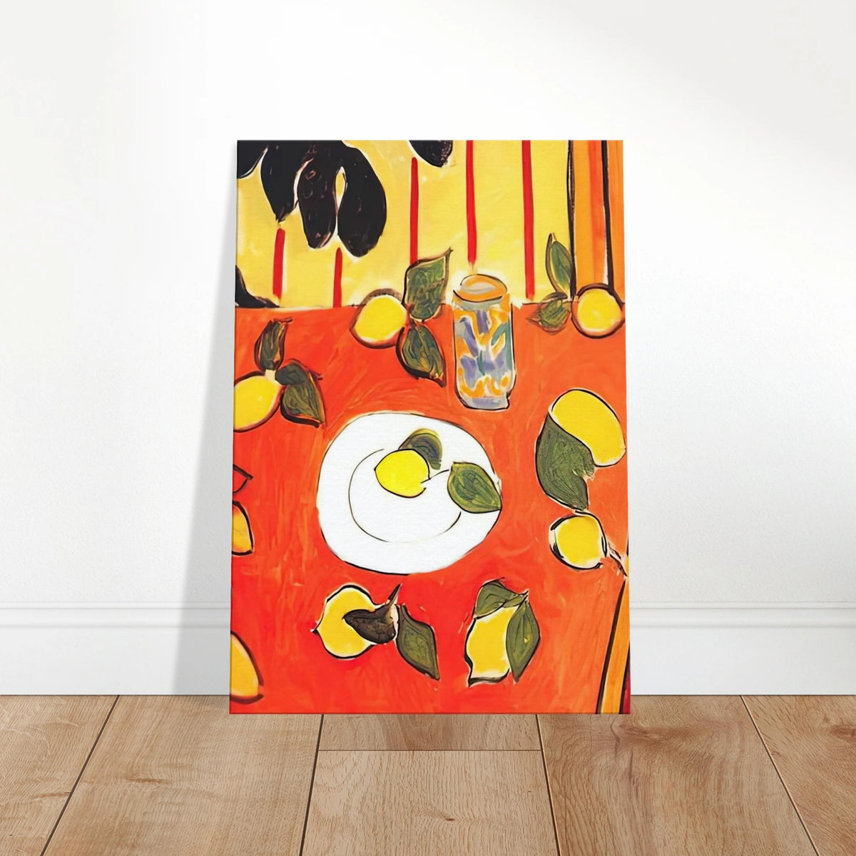 BLACK PHILODENDRON AND LEMONS 1943 Canvas | Henri Matisse Canvas | Henri Matisse Print