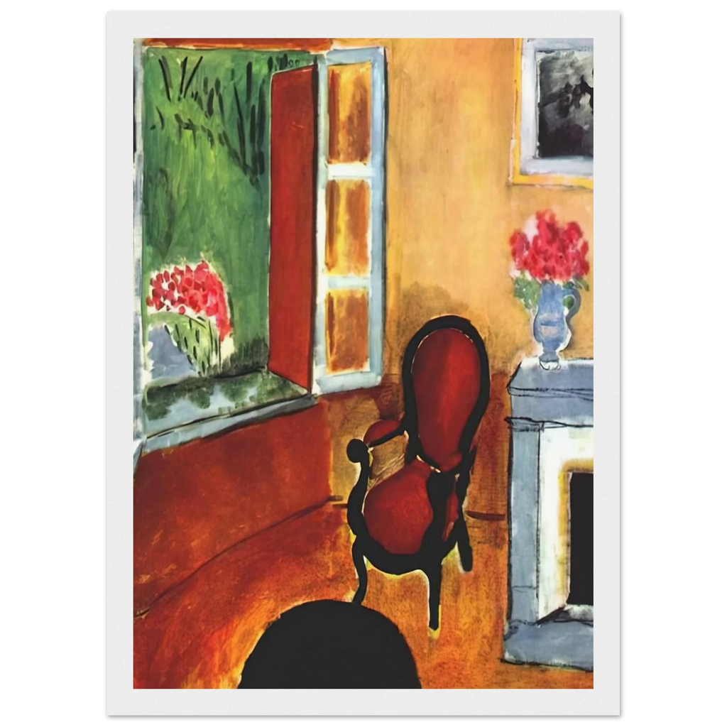 INTERIOR 1940 Framed Poster | Henri Matisse Framed Prints Wall Art | Henri Matisse Print