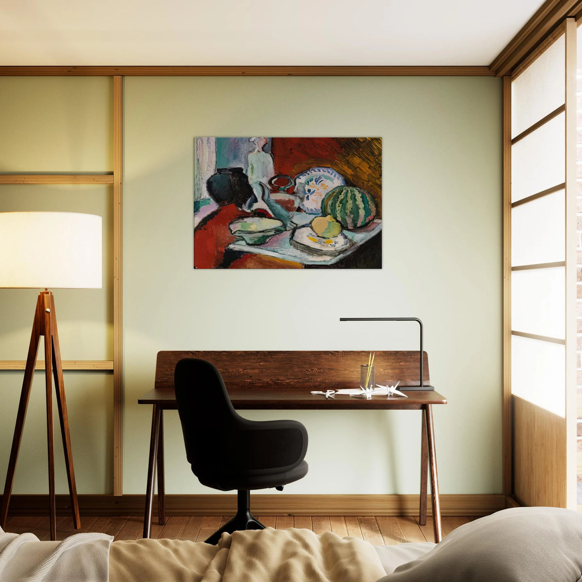 DISHES AND MELON 1907 Canvas | Henri Matisse Canvas | Henri Matisse Print