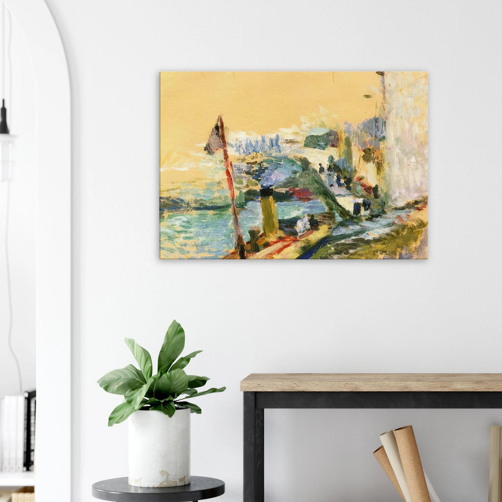 THE PORT OF BELLE ISLE SUR MER 1897 Canvas | Henri Matisse Canvas | Henri Matisse Print