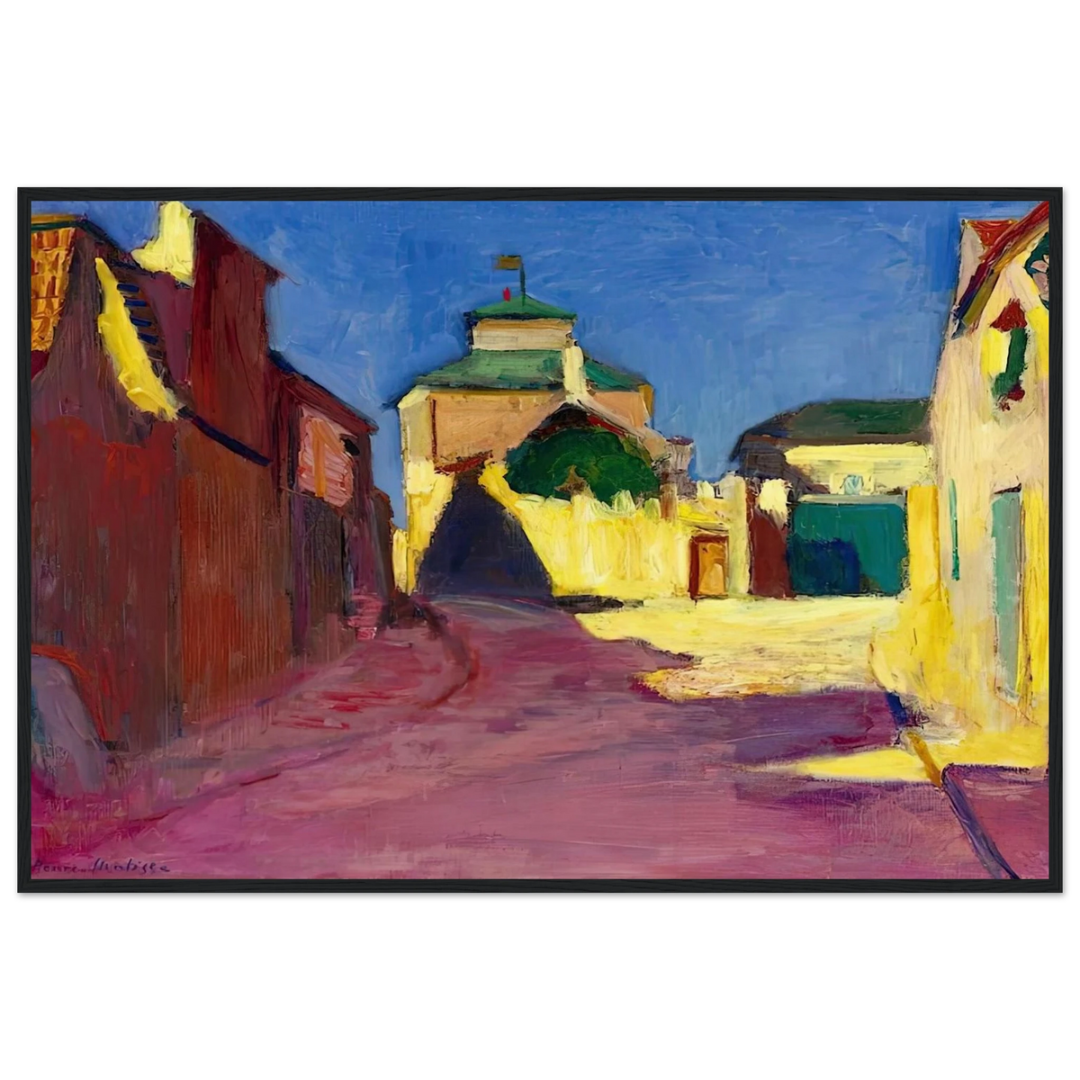 UNE RUE A ARCUEIL 1904 Framed Poster | Henri Matisse Framed Prints Wall Art | Henri Matisse Print