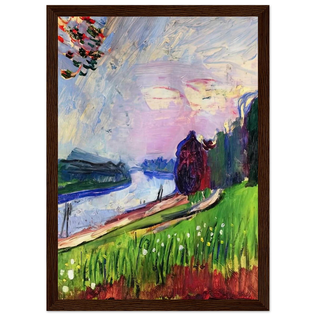 COPSE OF THE BANKS OF THE GARONNE 1900 Framed Poster | Henri Matisse Framed Prints Wall Art | Henri Matisse Print