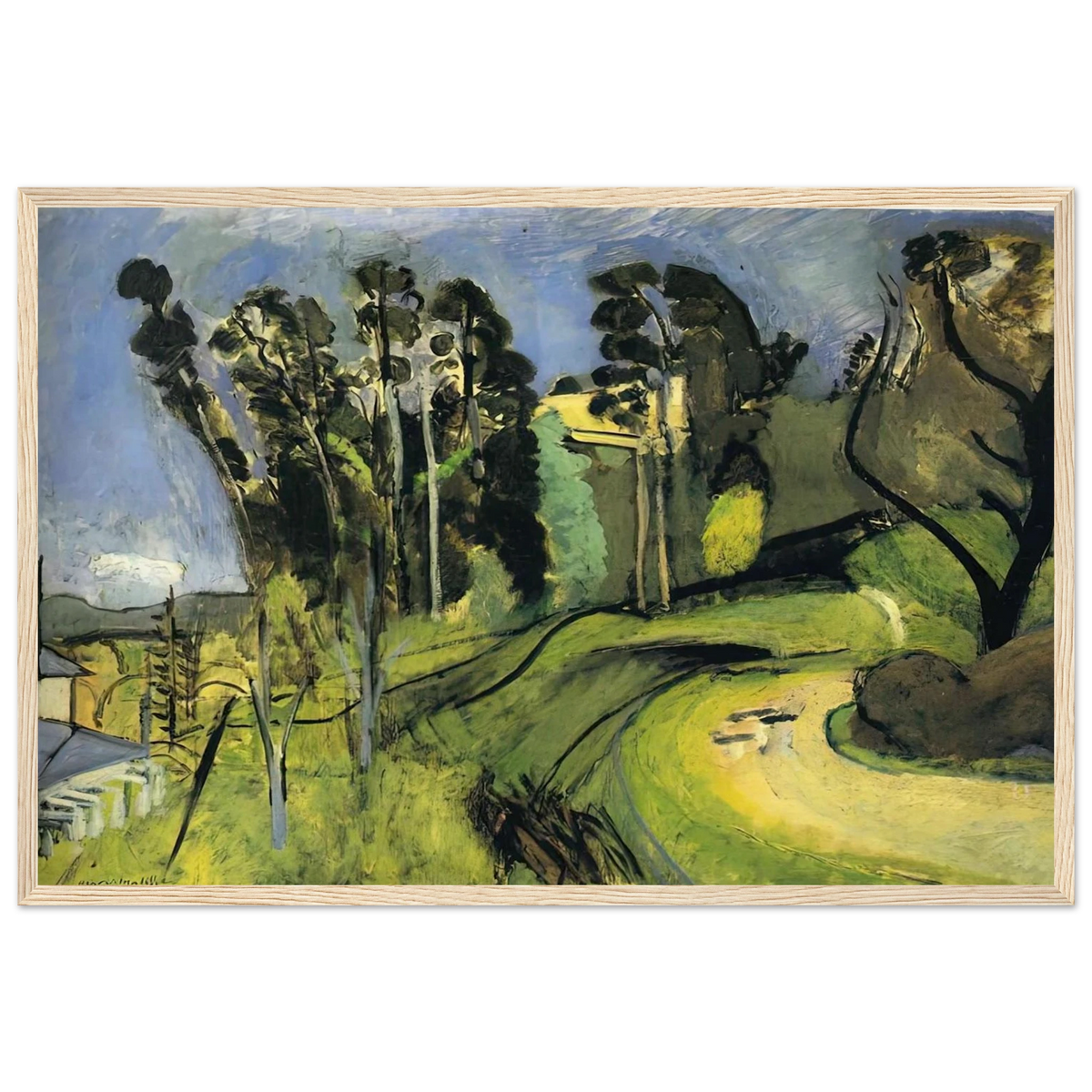 MONTALBAN LANDSCAPE 1918 Framed Poster | Henri Matisse Framed Prints Wall Art | Henri Matisse Print