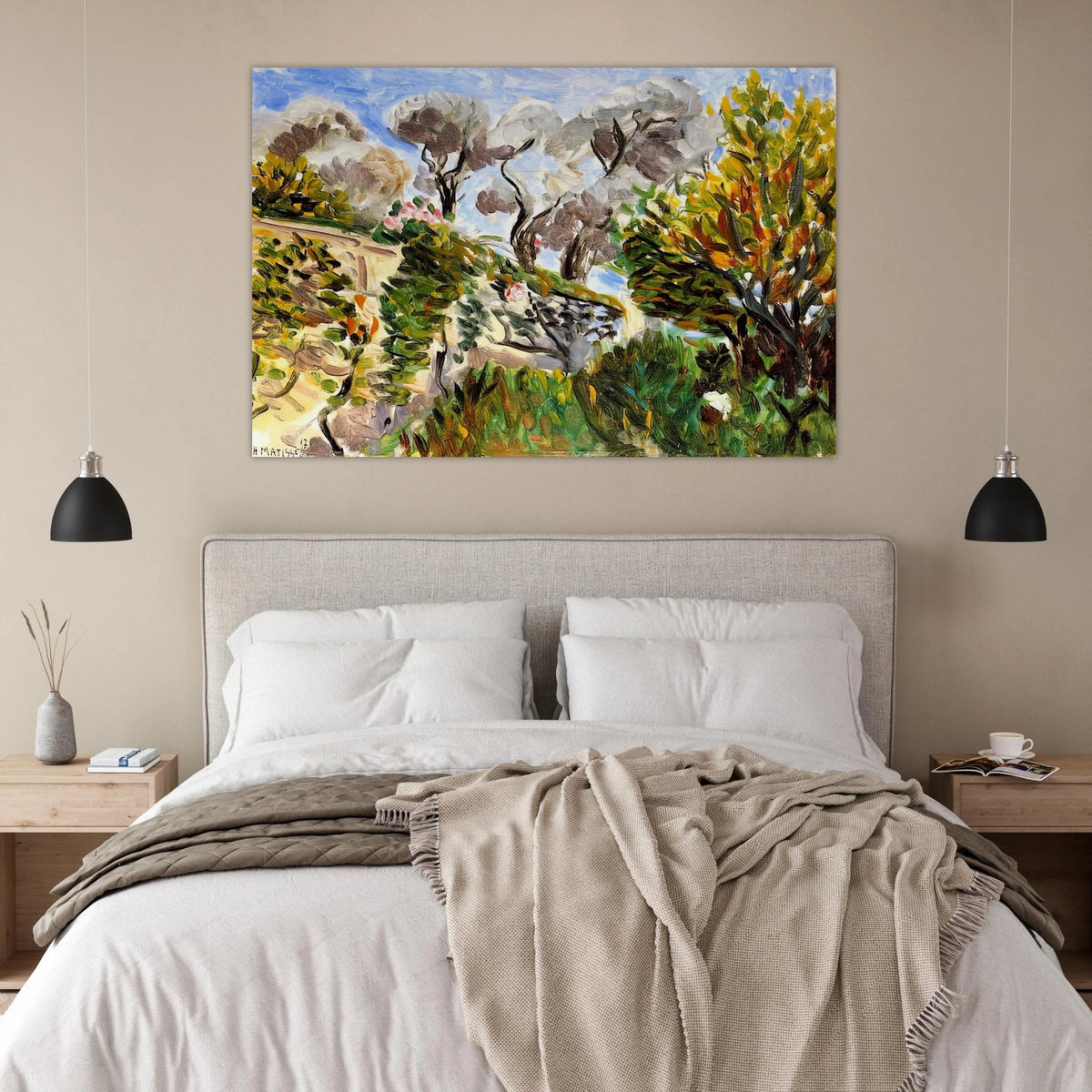 OLIVE TREES RENOIR S GARDEN IN CAGNES 1917 Poster | Henri Matisse Poster | Henri Matisse Print
