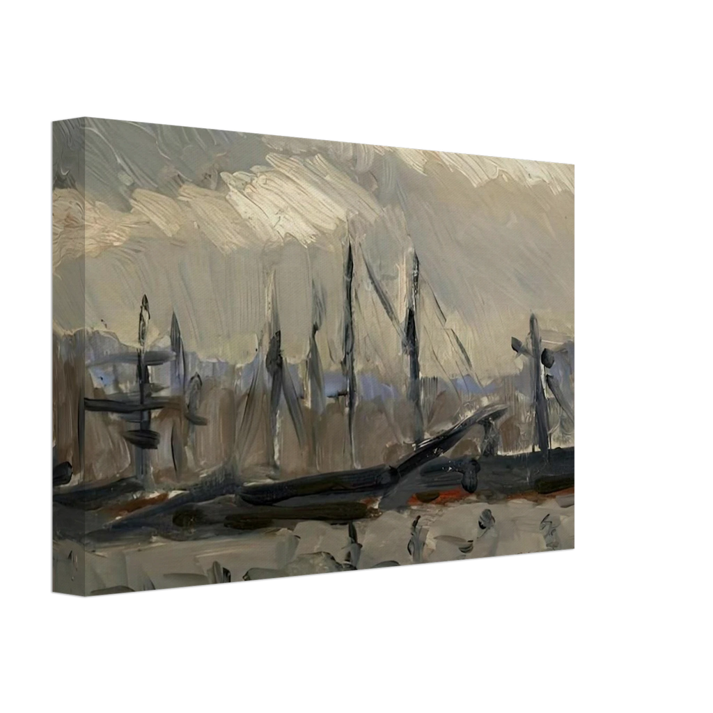 PORT DE CHERBOURG 1918 Canvas | Henri Matisse Canvas | Henri Matisse Print