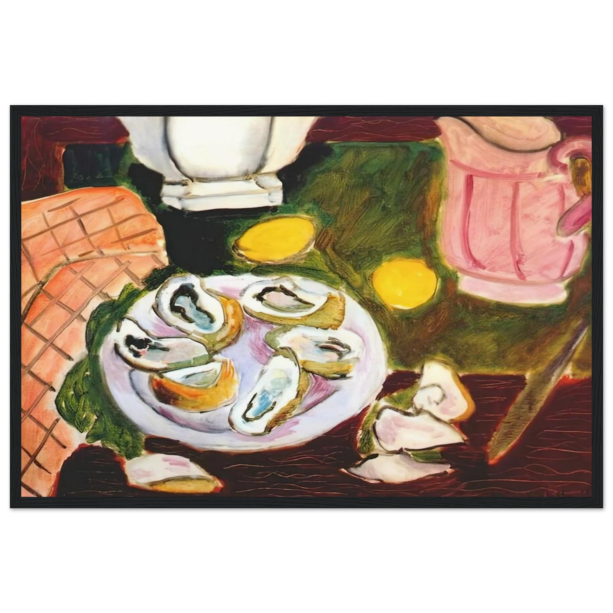 OYSTERS 1940 Framed Poster | Henri Matisse Framed Prints Wall Art | Henri Matisse Print