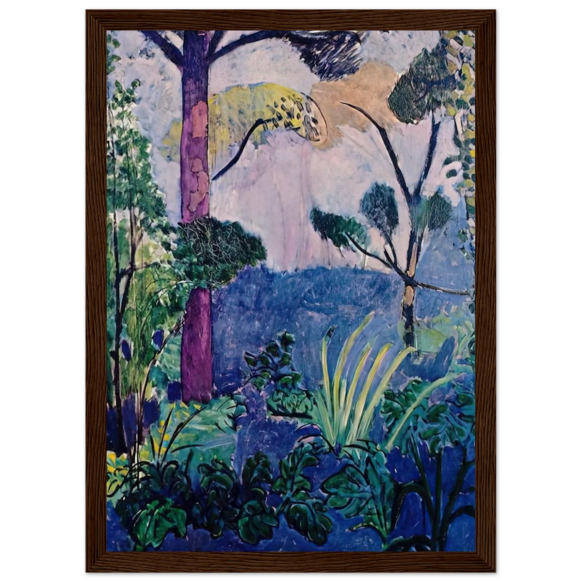 MOROCCAN LANDSCAPE Framed Poster | Henri Matisse Framed Prints Wall Art | Henri Matisse Print