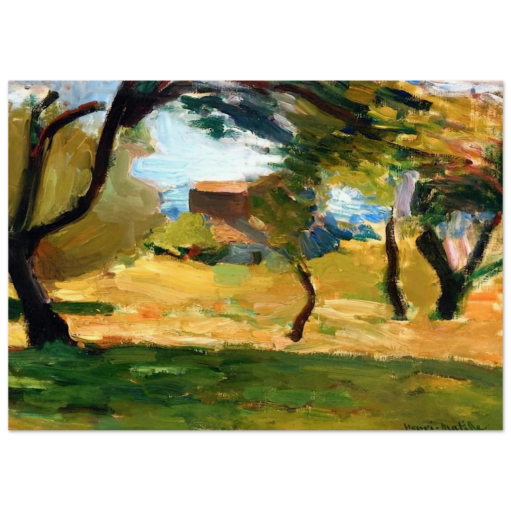 CORSICAN LANDSCAPE 1898 1 Poster | Henri Matisse Poster | Henri Matisse Print