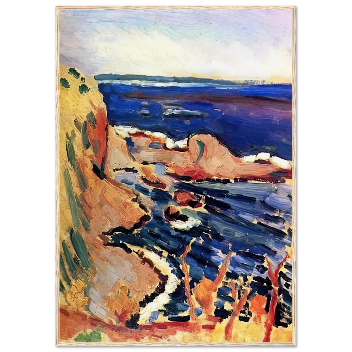 LA MOULADE 1905 Framed Poster | Henri Matisse Framed Prints Wall Art | Henri Matisse Print