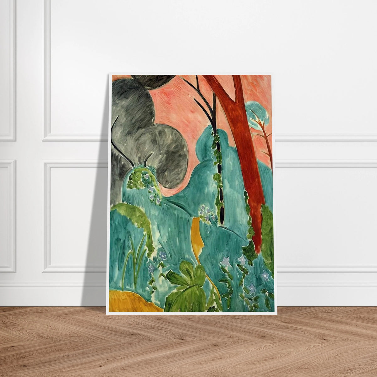 MORACCAN GARDEN 1912 Framed Poster | Henri Matisse Framed Prints Wall Art | Henri Matisse Print