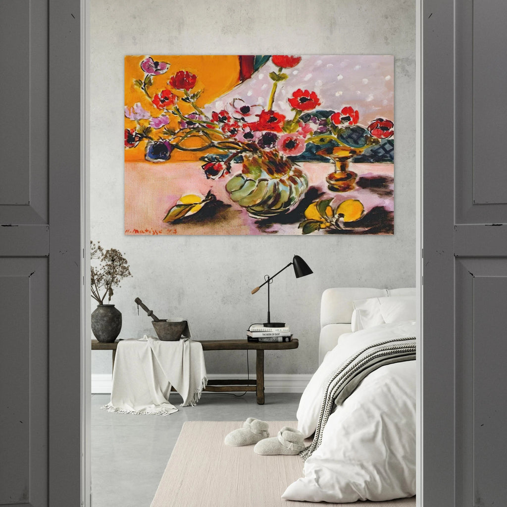 ANEMONES AND CHINESE VASE 1943 Poster | Henri Matisse Poster | Henri Matisse Print