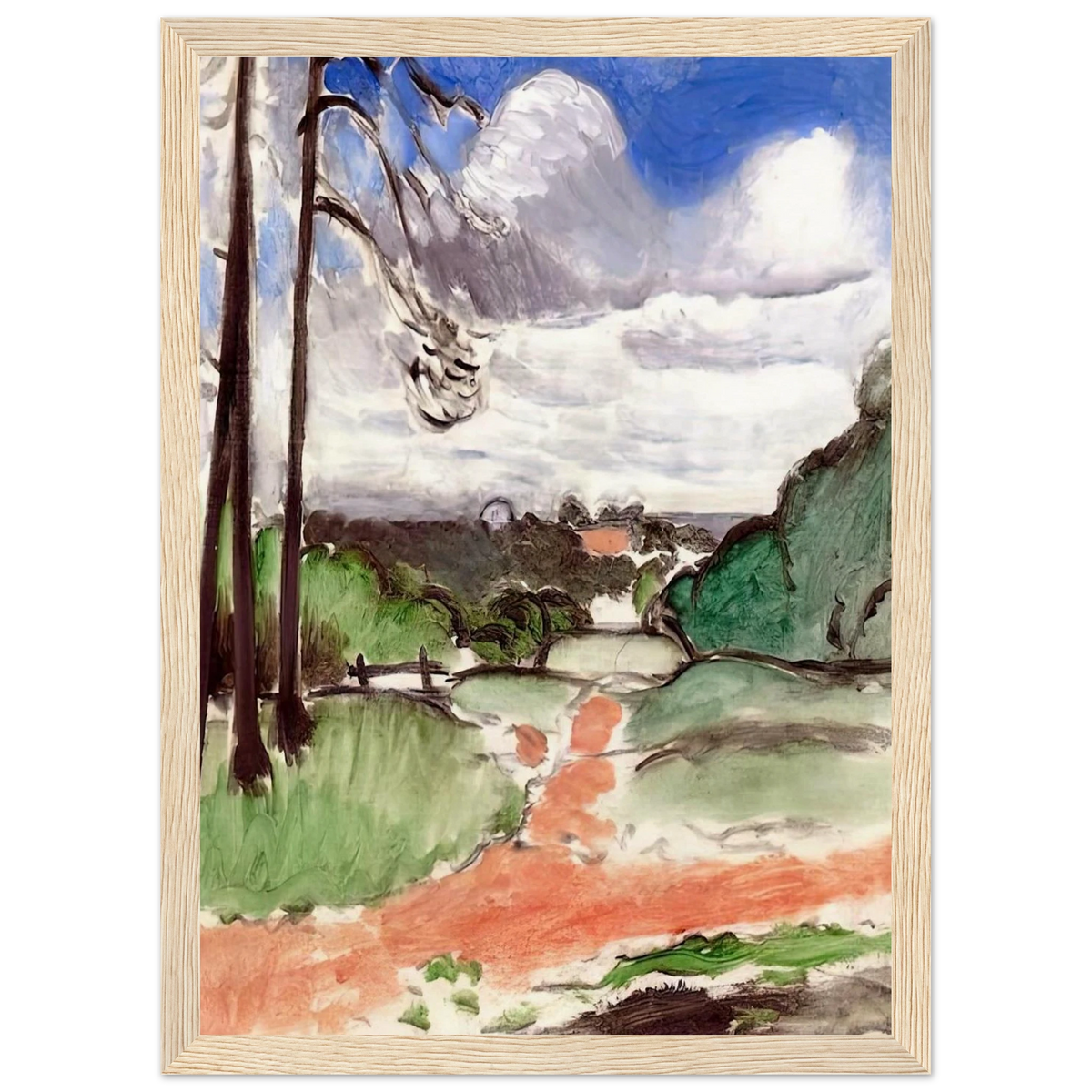 CHALAIS MEUDON 1917 Framed Poster | Henri Matisse Framed Prints Wall Art | Henri Matisse Print