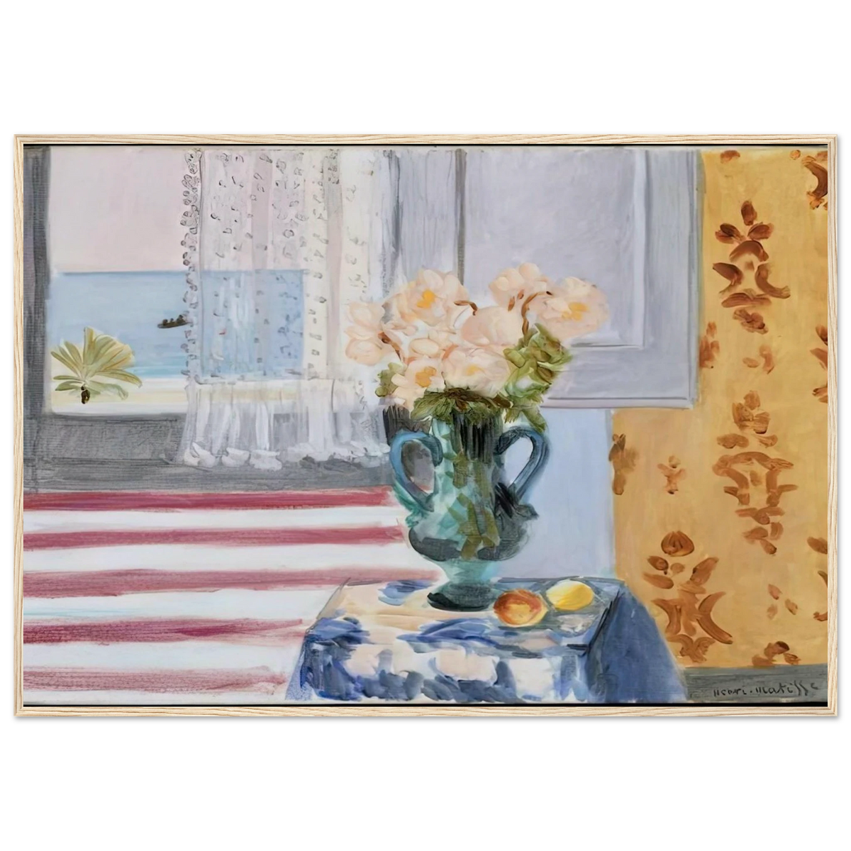 VASE OF FLOWERS 1924 Framed Poster | Henri Matisse Framed Prints Wall Art | Henri Matisse Print