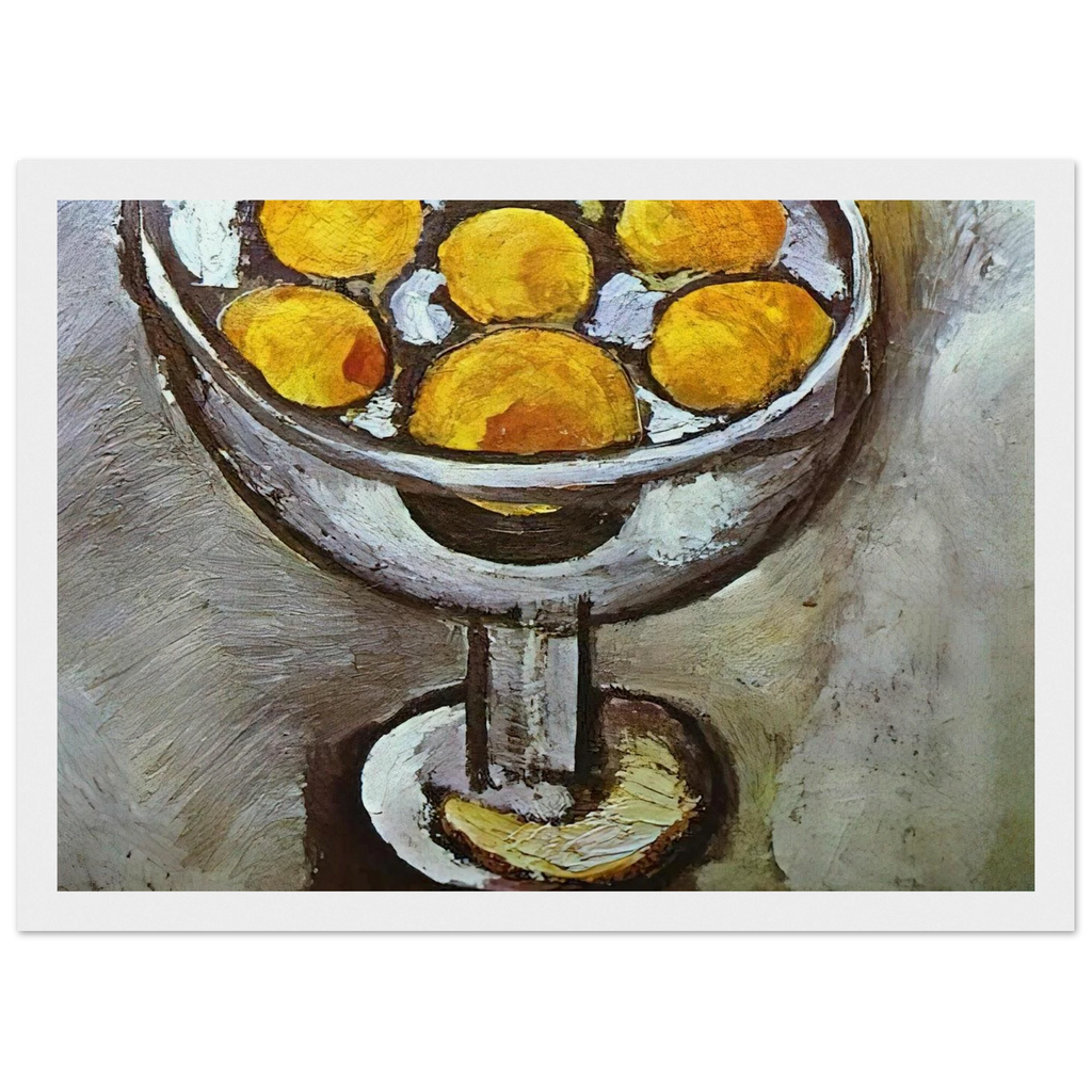 A VASE WITH ORANGES Framed Poster | Henri Matisse Framed Prints Wall Art | Henri Matisse Print
