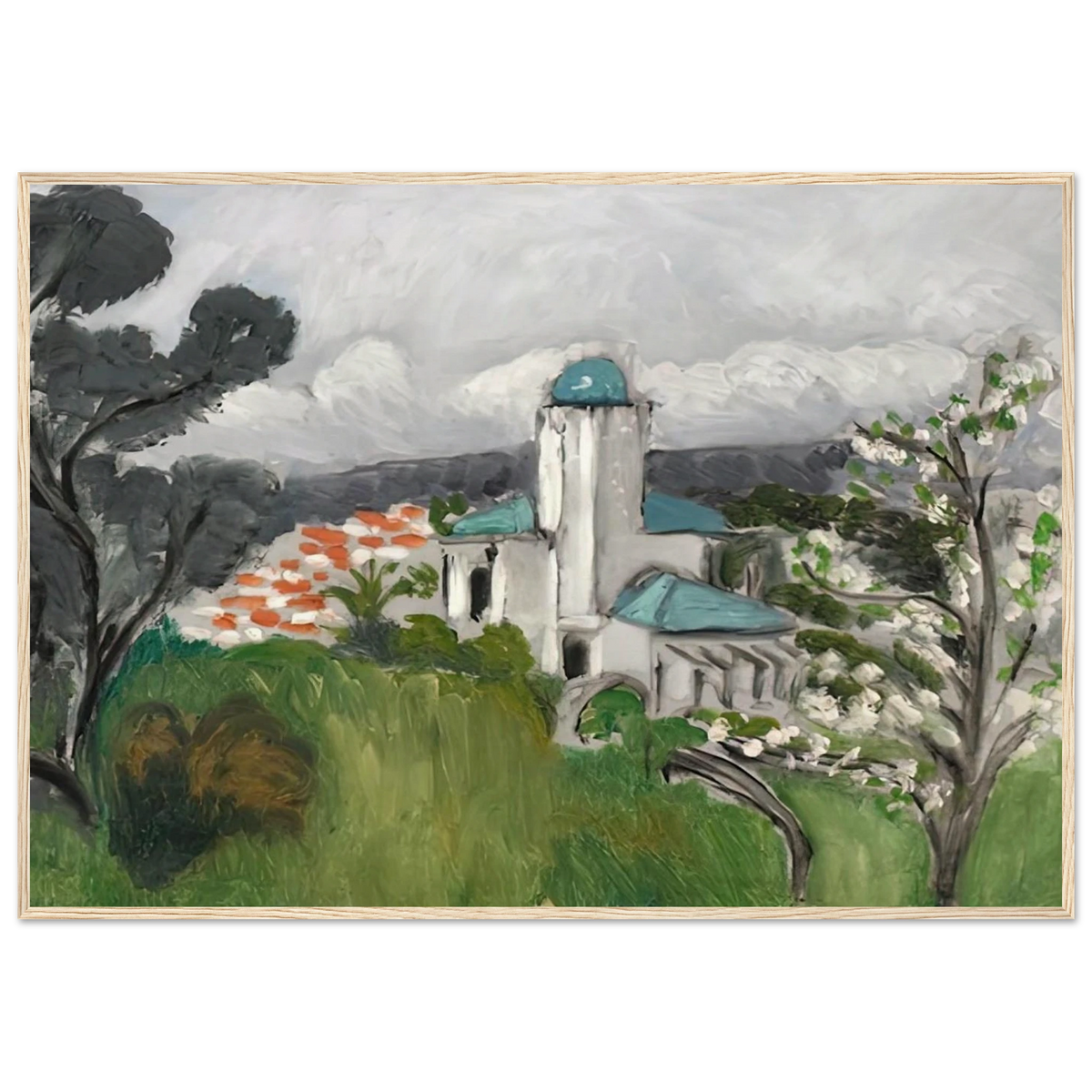 LA VILLA BLEUE 1918 Framed Poster | Henri Matisse Framed Prints Wall Art | Henri Matisse Print