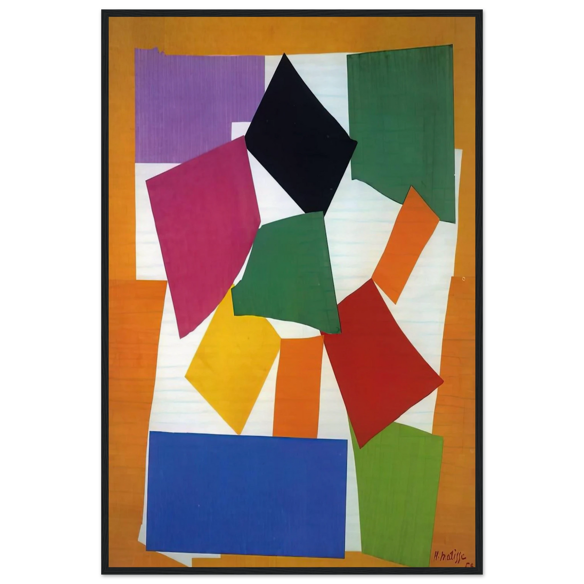 THE SNAIL 1953 Framed Poster | Henri Matisse Framed Prints Wall Art | Henri Matisse Print
