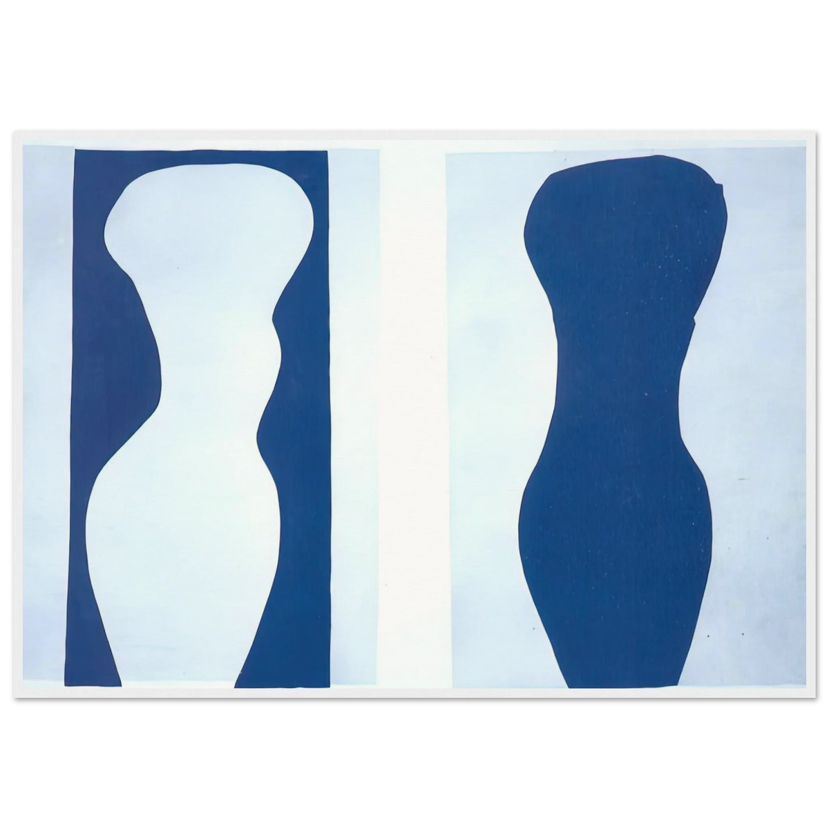 WHITE TORSO AND BLUE TORSO 1944 Framed Poster | Henri Matisse Framed Prints Wall Art | Henri Matisse Print