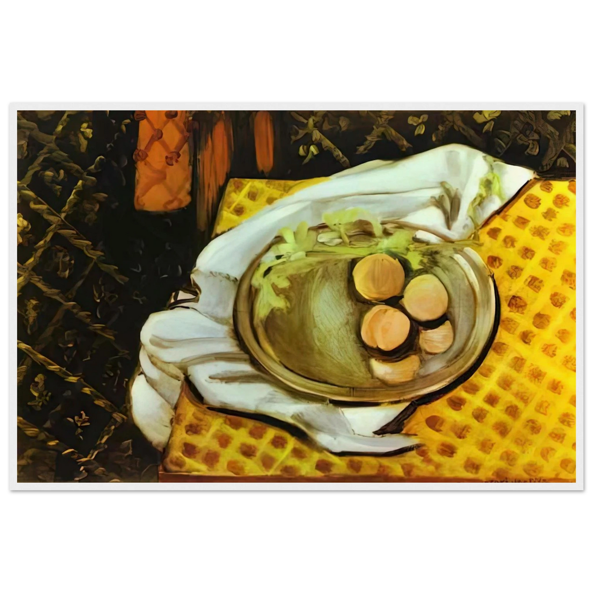 PEACHES 1920 Framed Poster | Henri Matisse Framed Prints Wall Art | Henri Matisse Print