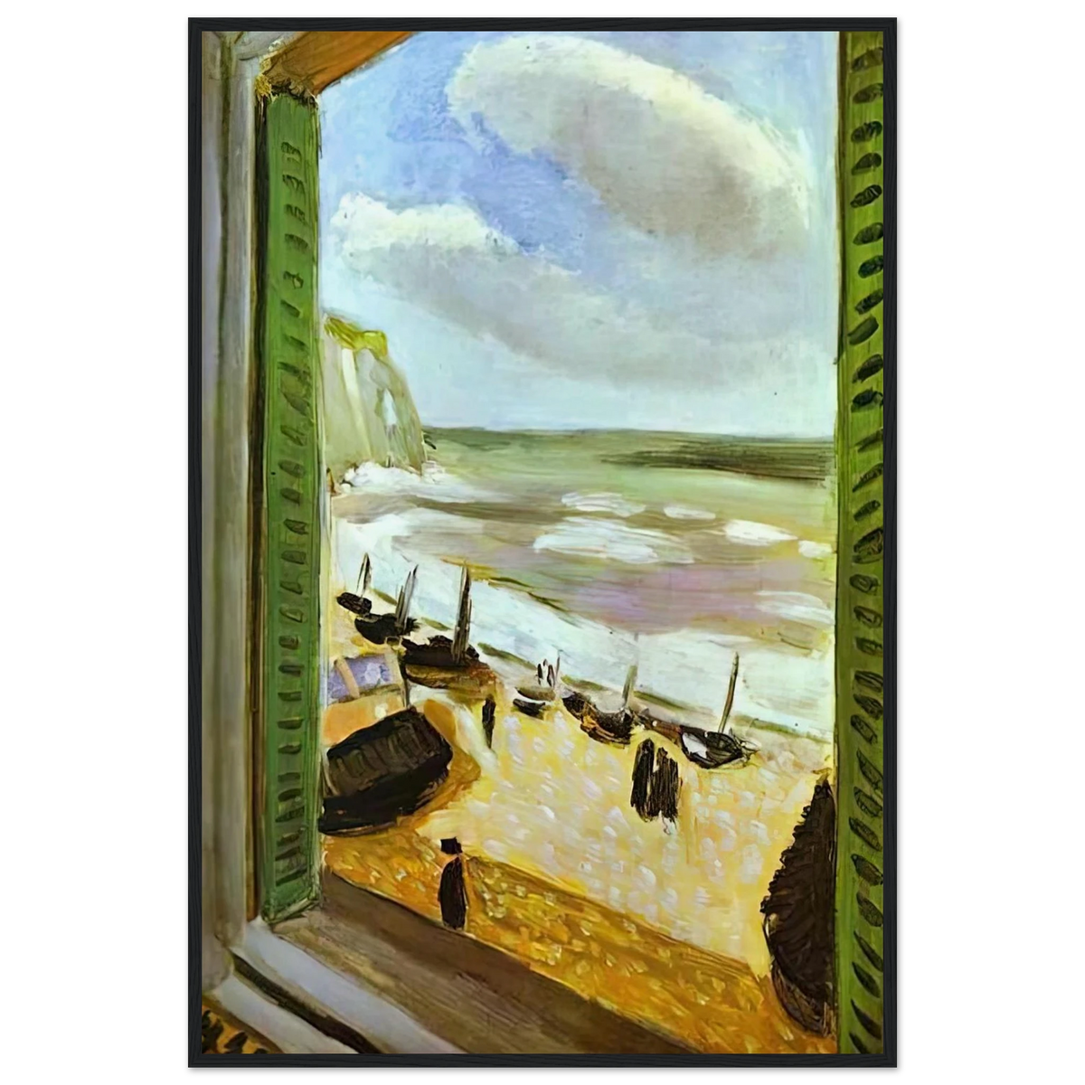 OPEN WINDOW AT COLLIOURE 1905 Framed Poster | Henri Matisse Framed Prints Wall Art | Henri Matisse Print